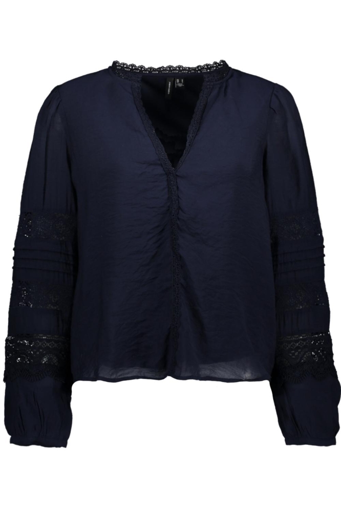 VMTIFFANI LS TOP WVN GA CE 10327968 NAVY BLAZER